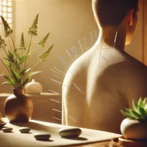 acupuncture in a serene setting