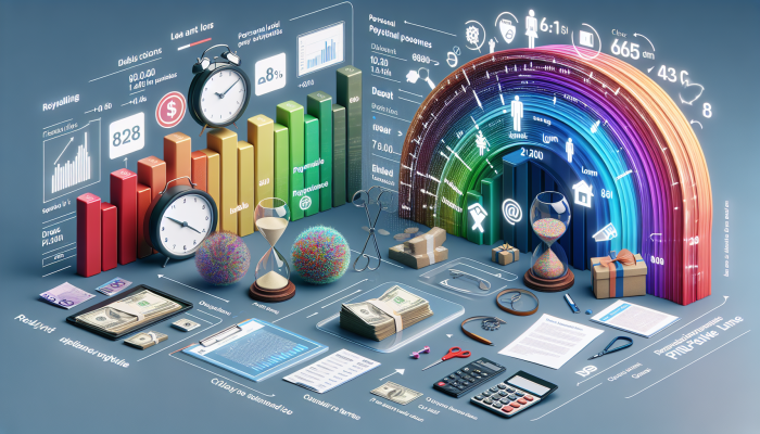 Clearing Up Debt Consolidation Confusion: A Clear Guide | DCL A colorful spectrum representing various debt consolidation options in the UK, including personal loans with fixed rates.
