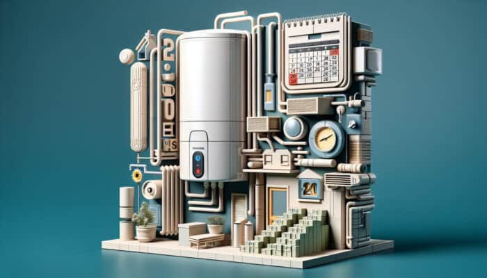 A modern tankless water heater in a North Vancouver home, symbolising 20 years of longevity and savings.