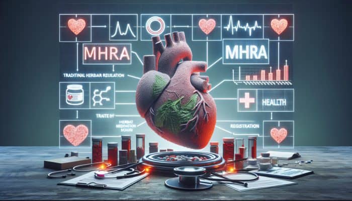 Overview of UK regulations for herbs in heart health, overseen by MHRA, ensuring safety, efficacy, and accurate labeling.