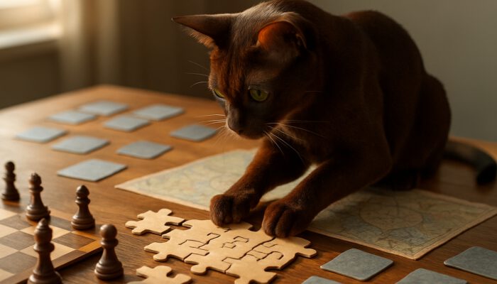 Havana Brown Intelligence Games Boost Brain Power