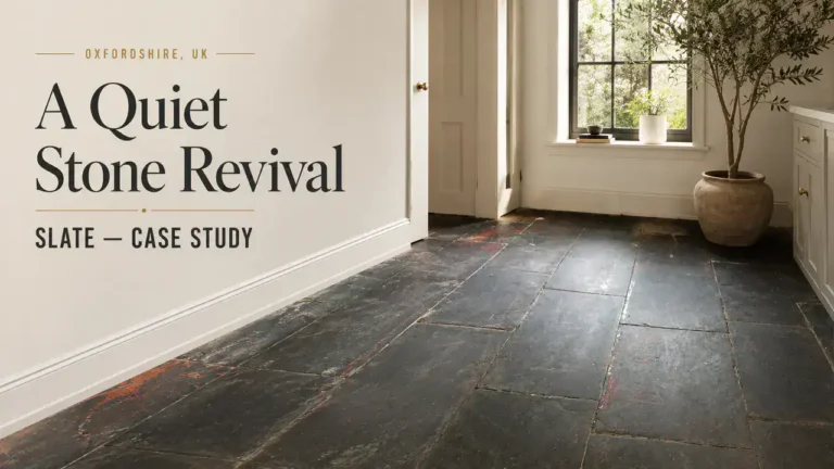 Slate Floor Cleaning Transforms Your Beautiful Corris Floor