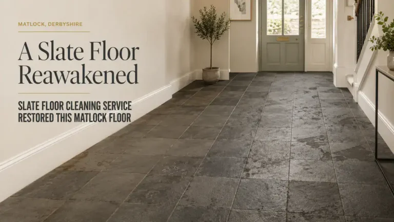 Slate Floor Cleaning Service Enhances Matlock Interiors